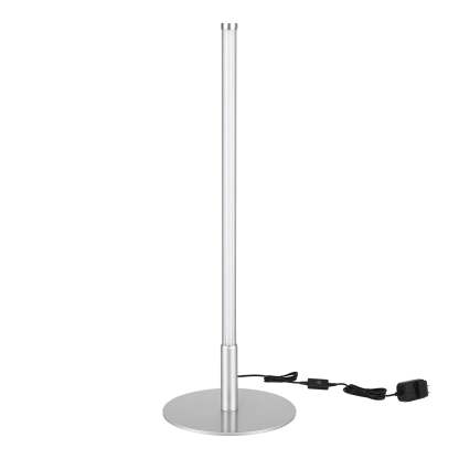 EDISHINE  Dimmable Silver 6W Table Lamp with 3 Colour Temperature & Touch Controller, 1 Pack-HLTL02S