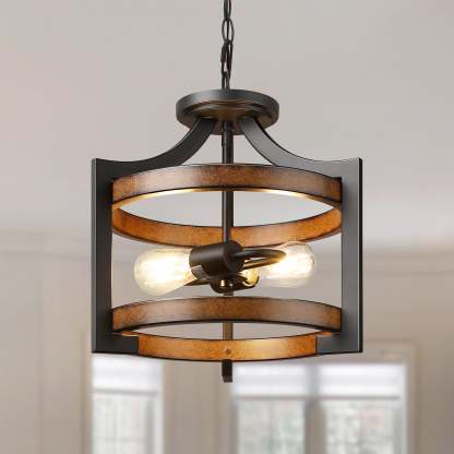 EDISHINE Semi Flush Mount Ceiling Light-HSCL04A