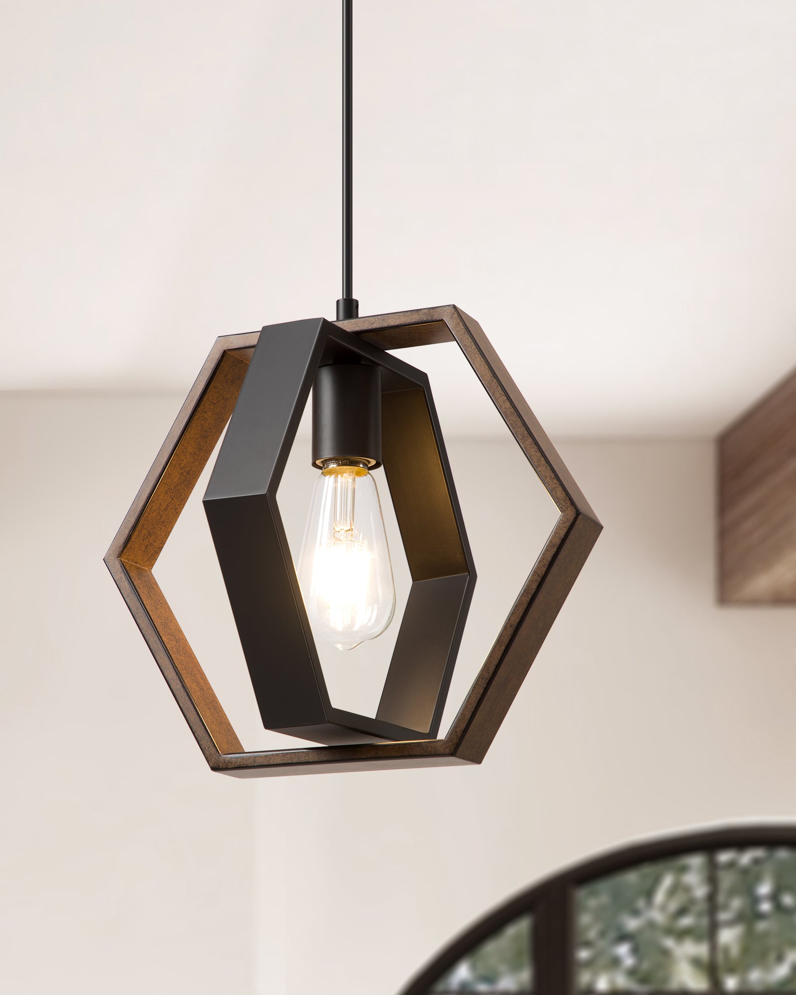 [Copy]EDISHINE Pendant Lights, Adjustable Height (1 Pack)-HHPL14C