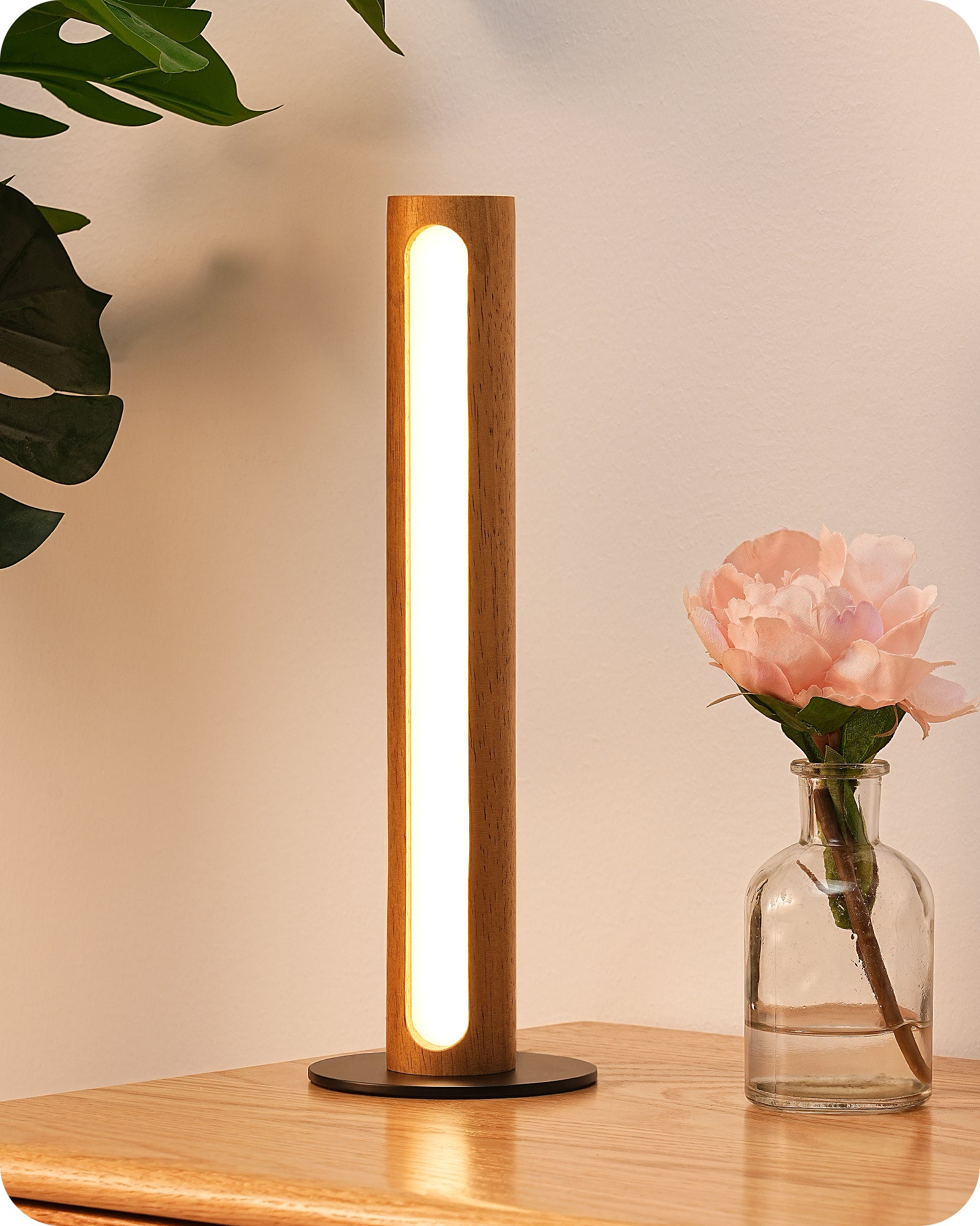 EDISHINE LED Table Lamp, 3 Color Temperature & Stepless Dimmable, Memory Function,Touch Control-HLTL12N