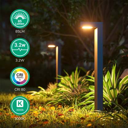 EDISHINE 3.2W 12V AC/DC Low Voltage Landscape Lights (4 Pack)-HGSL09A