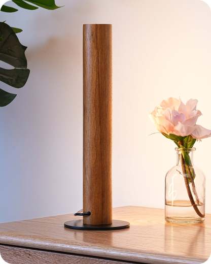 EDISHINE LED Table Lamp, 3 Color Temperature & Stepless Dimmable, Memory Function,Touch Control-HLTL12N