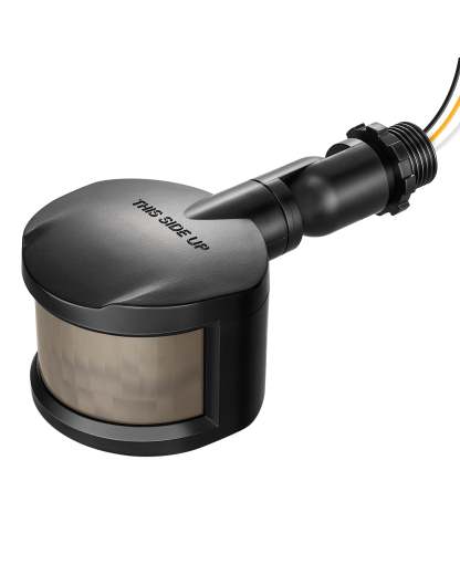 EDISHINE 180 Degree Automatic Dusk to Dawn Black Motion Sensor-HMSS03A-B2B