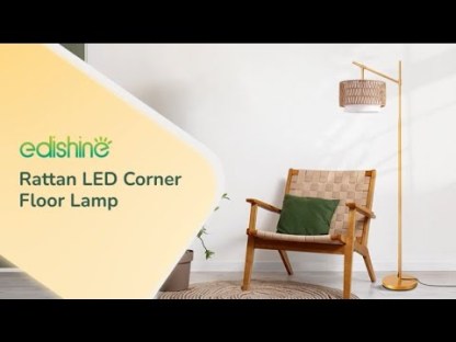 EDISHINE Arc Floor Lamp with 5 Color Temperatures, Adjustable-HFLEA3A