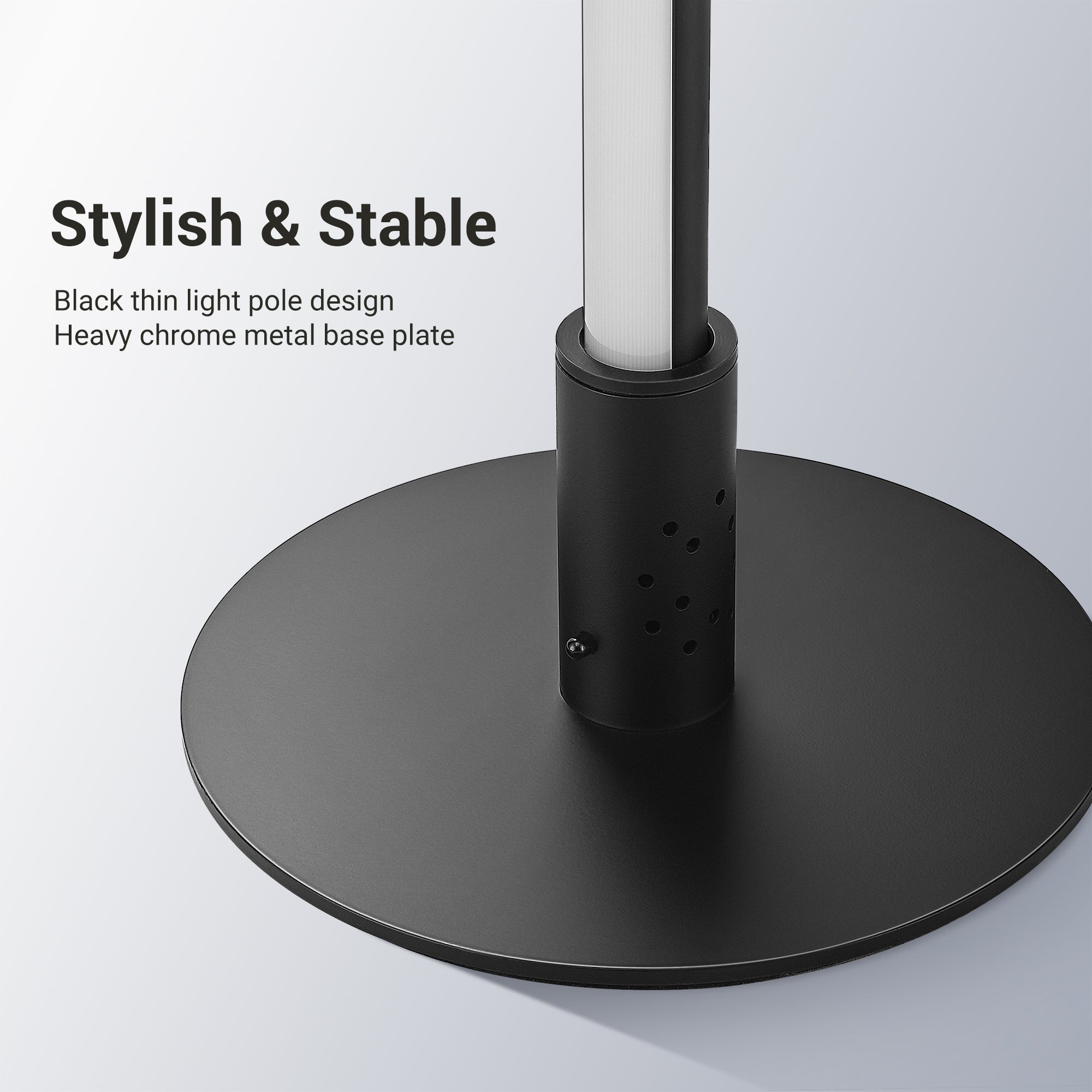 EDISHINE  Black RGBW, Mood Lighing, Smart WiFi Dimmable Floor Lamp with App & Remote Control, 1 Pack-HFLK02W