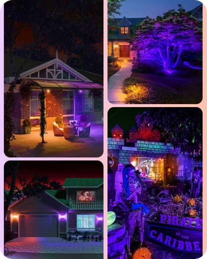 EDISHINE PAR38 Dimmable 18W(120W Equivalent) E26 Base Purple & Orange Flood Light Bulb, 2 Pack-HDCP38A-B2B