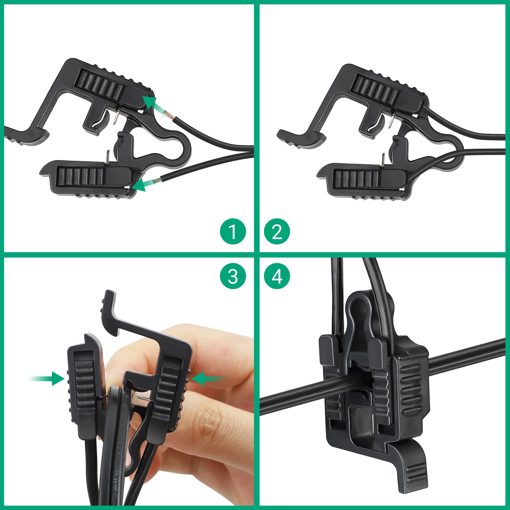 EDISHINE 10/12/14/16/18 Gauge Cables Compatible Low Voltage Wire Connector (20 Pack)-HLVC03A