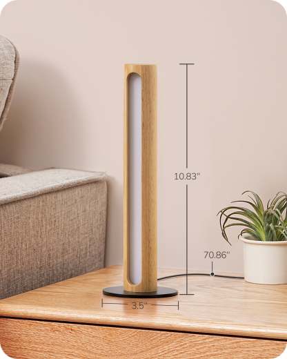 EDISHINE 2 Pack LED Table Lamp, Stepless Dimmable & Memory Function, 3 Color Temperature, Touch Switch-ZHLTL12M2