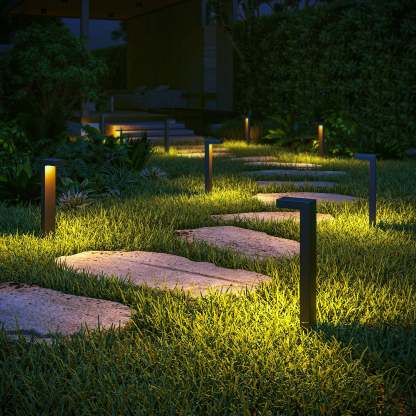 EDISHINE 3.2W 12V AC/DC Low Voltage Landscape Lights (4 Pack)-HGSL09A