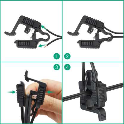 EDISHINE 10/12/14/16/18 Gauge Cables Compatible Low Voltage Wire Connector (10 Pack)-HLVC01A