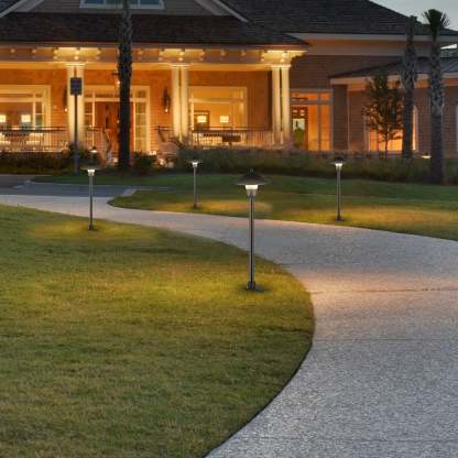EDISHINE 3W 12V AC/DC LED Low Voltage Landscape Lights (4 Pack)-F1HGSL06A