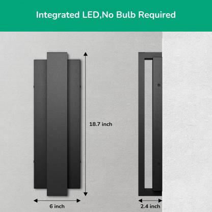 EDISHINE Dimmable LED Wall Light-HOWL22B