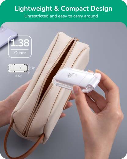 EDISHINE USB Rechargeable Book Light, 2 Pack (White)-HBRL21A