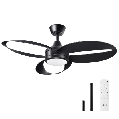EDISHINE 42'' Led Ceiling Fan With Light With Remote Control And Dimmable Led Light Included-HCFM04A