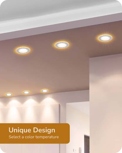 EDISHINE Dimmable 12 Pack 6 Inch 5CCT LED Recessed Lighting with Night Light-HCRL06C