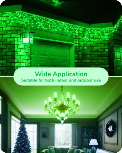 EDISHINE Dimmable Green Light Bulb (6 Pack)-HDCC35G-B2B