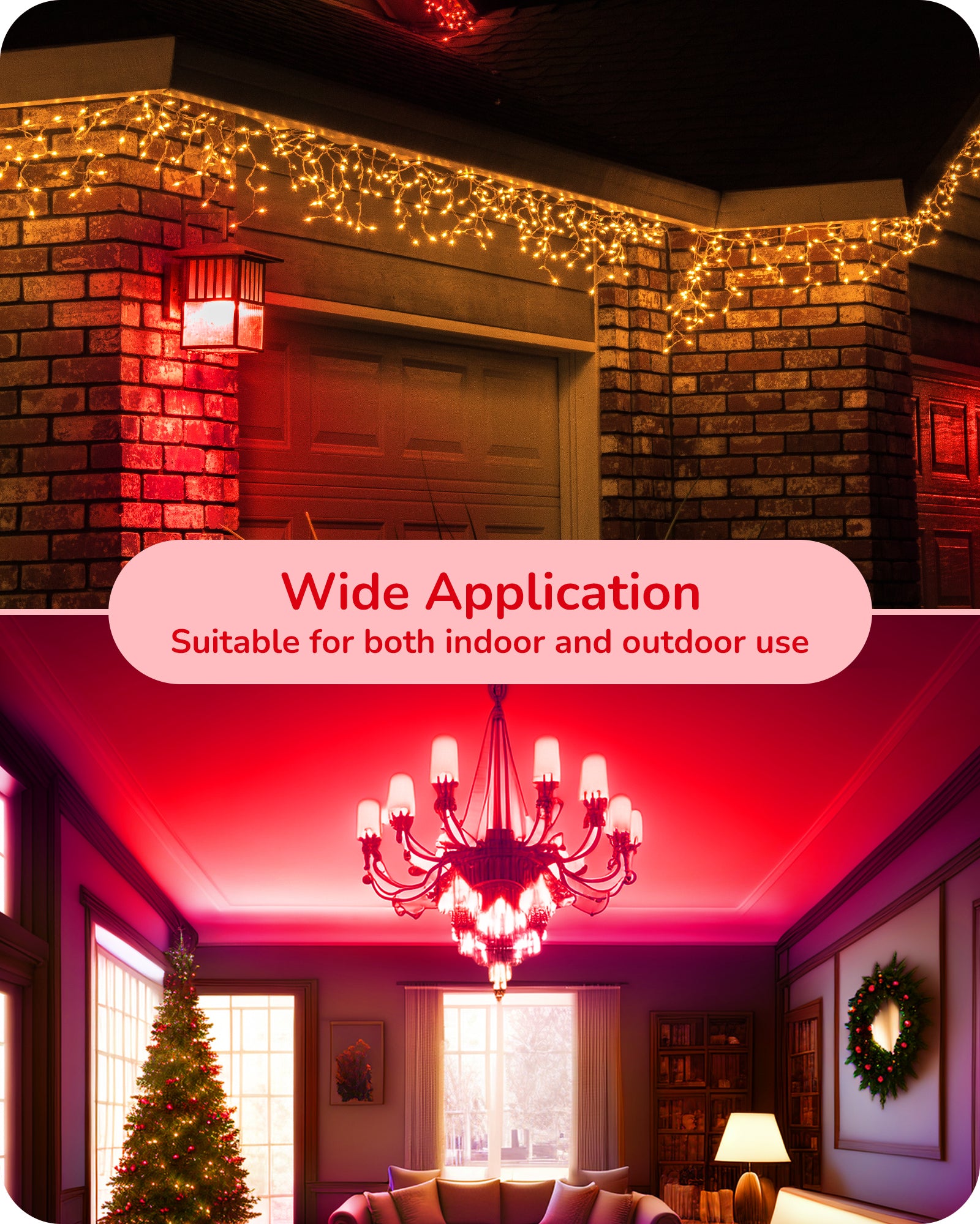 EDISHINE Dimmable Red Light Bulb (6 Pack)-HDCC35F-B2B