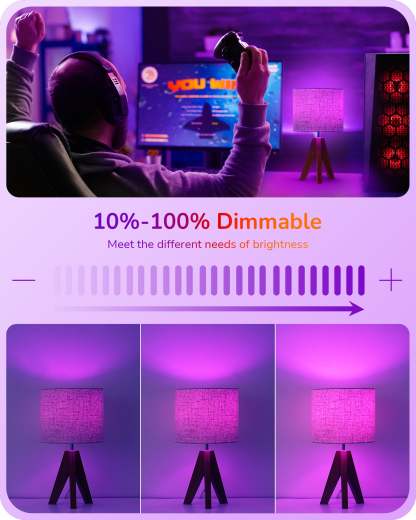 缺货下架EDISHINE 6 Pack Dimmable Purple & Orange Light Bulb-HDCF35C