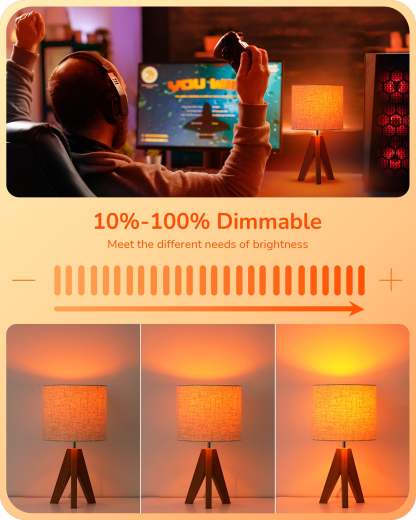 缺货下架EDISHINE 6 Pack Orange Dimmable Light Bulb-HDCC35B