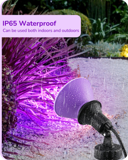 EDISHINE 4 Pack Halloween Dimmable PAR38 Purple LED Flood Light Bulbs-HDCP38F