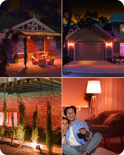 EDISHINE 4 Pack Halloween Dimmable PAR38 Orange LED Flood Light Bulbs-HDCP38G