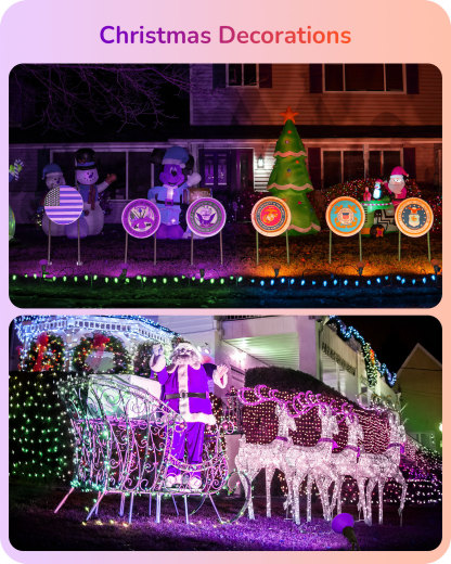 EDISHINE 4 Pack Halloween Dimmable PAR38 Purple & Orange LED Flood Light Bulbs-HDCP38H