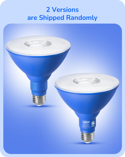 EDISHINE 4 Pack Halloween Dimmable PAR38 Blue LED Flood Light Bulbs-HDCP38K