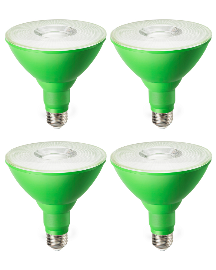 EDISHINE Halloween PAR38 Green LED Flood Light Bulbs Outdoor, Dimmable