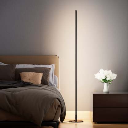 EDISHINE LED Corner Modern Floor Lamp with Remote Set of 2-HFLCB2B-B2B