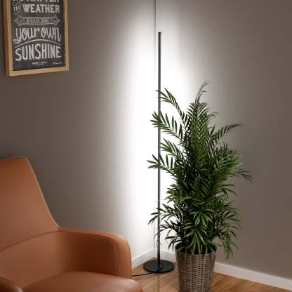 EDISHINE LED Corner Modern Floor Lamp with Remote Set of 2-HFLCB2B-B2B