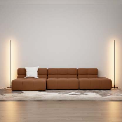 EDISHINE LED Corner Modern Floor Lamp with Remote Set of 2-HFLCB2B-B2B