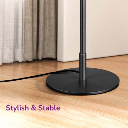 EDISHINE LED Corner Modern Floor Lamp with Remote Set of 2-HFLCB2B-B2B