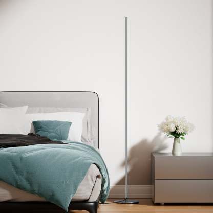 EDISHINE LED Corner Modern Floor Lamp with Remote Set of 2-HFLCB2C-B2B