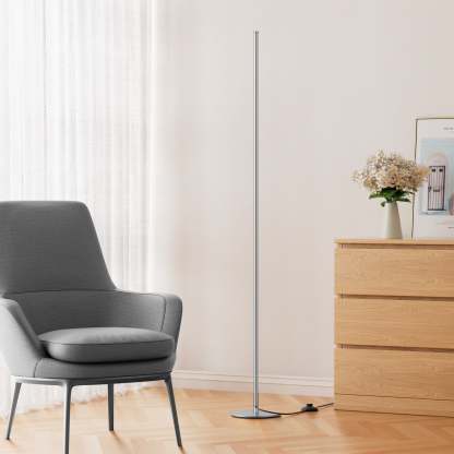 EDISHINE LED Corner Modern Floor Lamp with Remote Set of 2-HFLCB2C-B2B