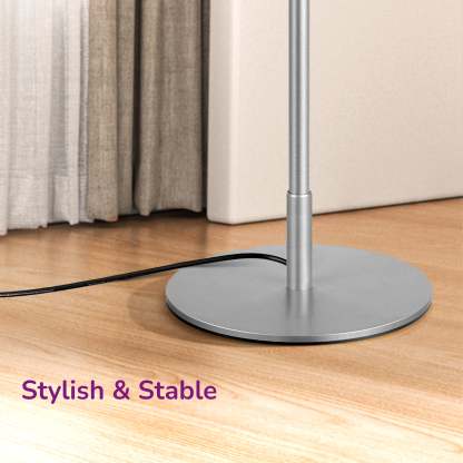 EDISHINE LED Corner Modern Floor Lamp with Remote Set of 2-HFLCB2C-B2B