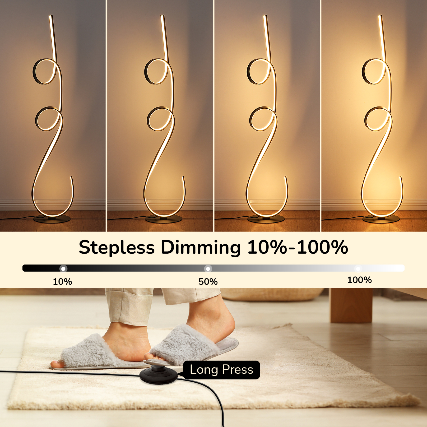 EDISHINE Floor Lamp-HFLCD3A