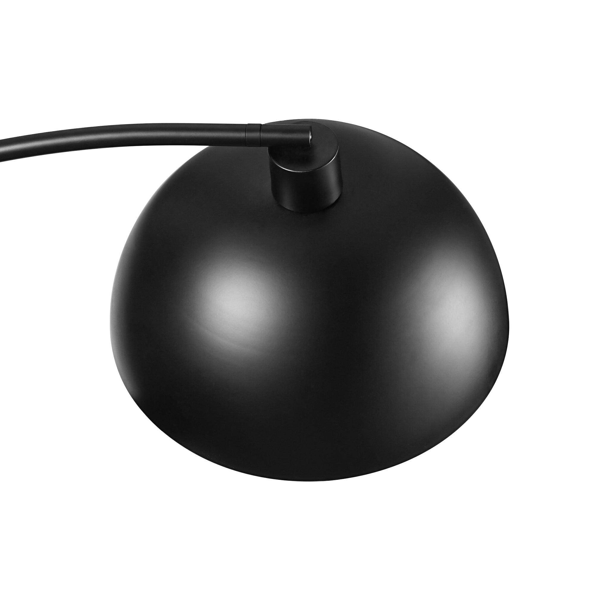缺货下架EDISHINE 78.4" Black Arched Floor Lamp-HFLDB5B