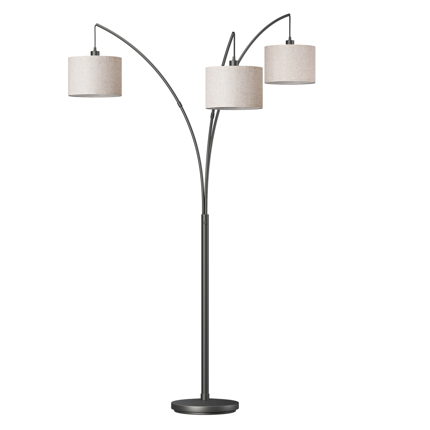 EDISHINE 83'' 3-way Dimmable Arc Tree Floor Lamp With Rotary Switch-HFLEE1B