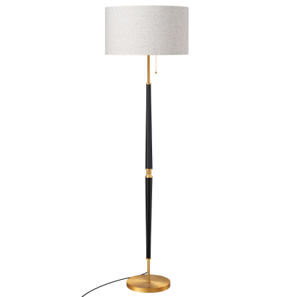 EDISHINE 61.8" Traditional Solid Wood Floor Lamp-HFLFC1B