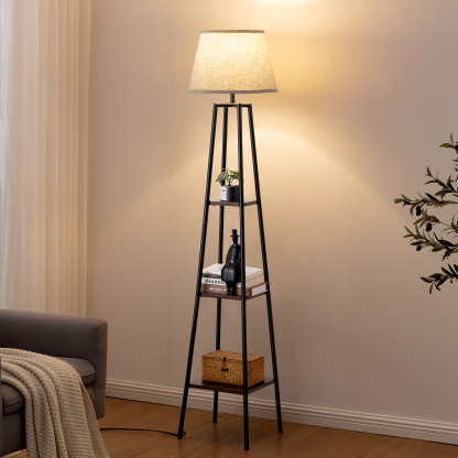 EDISHINE 65" Tray Table Floor Lamp-HFLHD1A