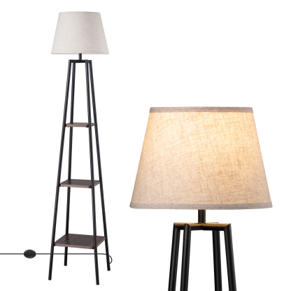 EDISHINE 65" Tray Table Floor Lamp-HFLHD1A