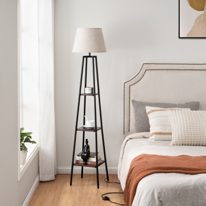 EDISHINE 65" Tray Table Floor Lamp-HFLHD1A