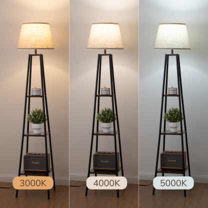 EDISHINE 65" Tray Table Floor Lamp-HFLHD1A
