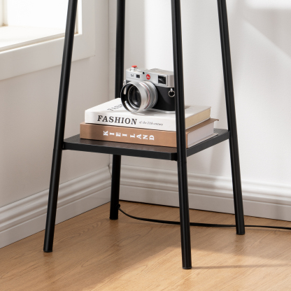 EDISHINE 65" Tray Table Floor Lamp-HFLHD1B