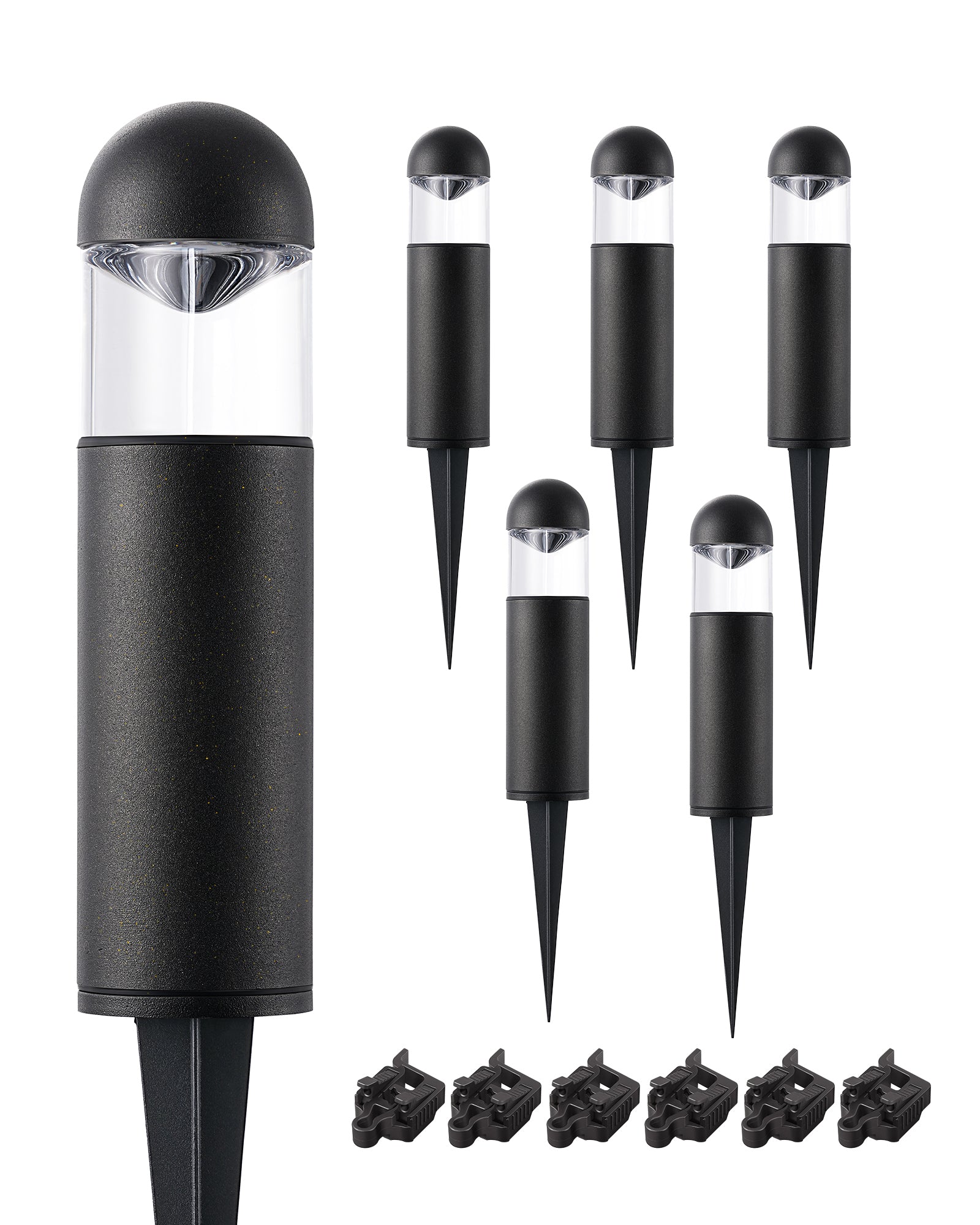 EDISHINE 12V 3W 3000K Warm White Low Voltage Landscape Lights, IP65, CRI 80, 6 Pack-HGSL35A