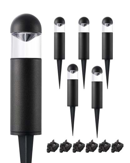 EDISHINE 12V 3W 3000K Warm White Low Voltage Landscape Lights, IP65, CRI 80, 6 Pack-HGSL35A