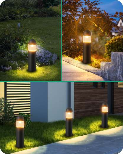 EDISHINE 12V 3W 3000K Warm White Low Voltage Landscape Lights, IP65, CRI 80, 6 Pack-HGSL35A