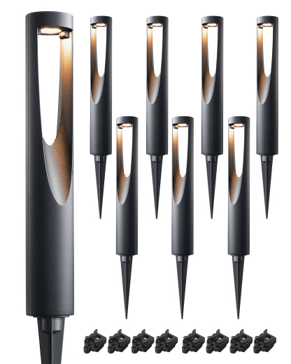 EDISHINE 8 Pack Low Voltage Landscape Lighting-HGSL36B