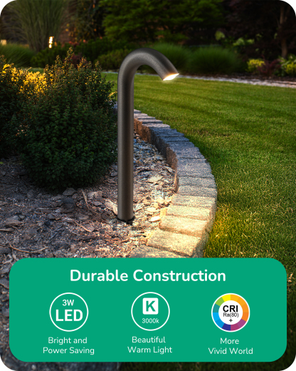 EDISHINE Low Voltage Landscape Lights, Candy Cane Lights-HGSL39A
