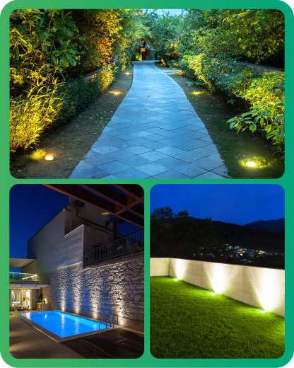 EDISHINE 8 Pack 3.5 Inch Low Voltage LED Well Lights, 8W 3000K 600LM AC/DC,12-24V IP67 Waterproof-HGSL50A